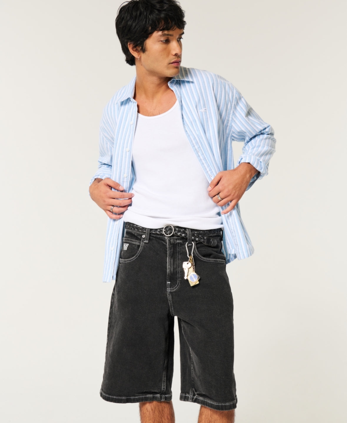 Short de jeans baggy Hollister Co