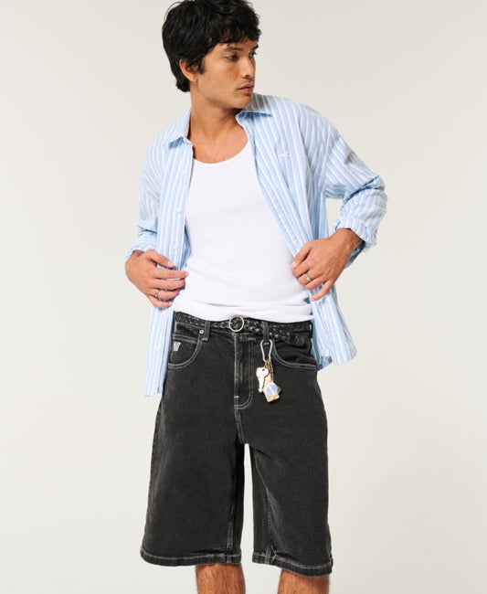Short de jeans baggy Hollister Co