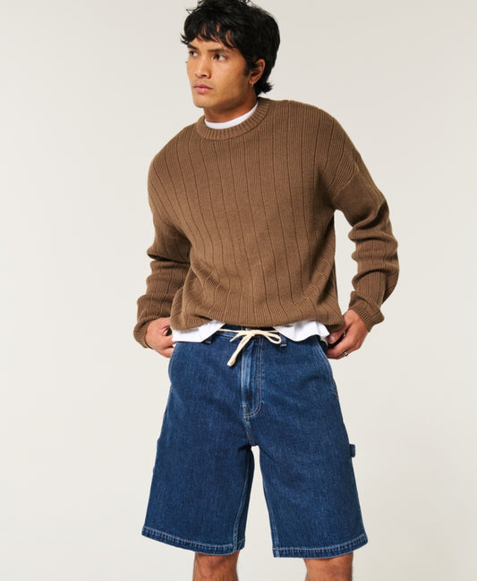 Short de jeans baggy Hollister co
