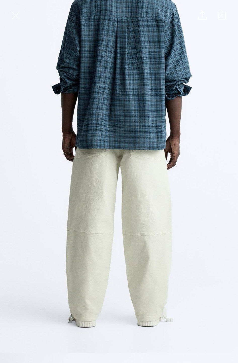 PANTALON STRAIGHT ZARA RIPSTOP