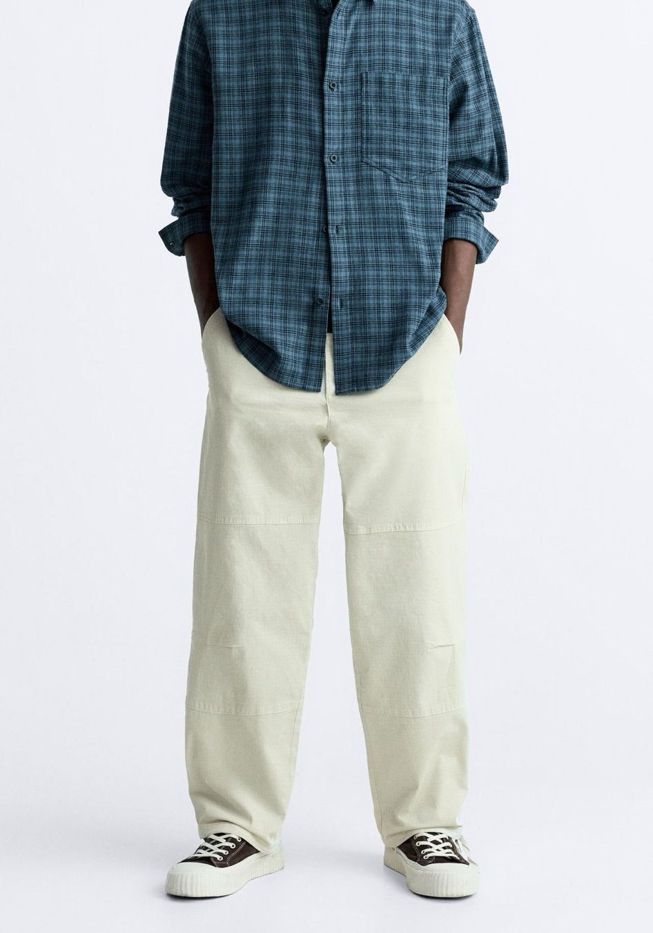 PANTALON STRAIGHT ZARA RIPSTOP