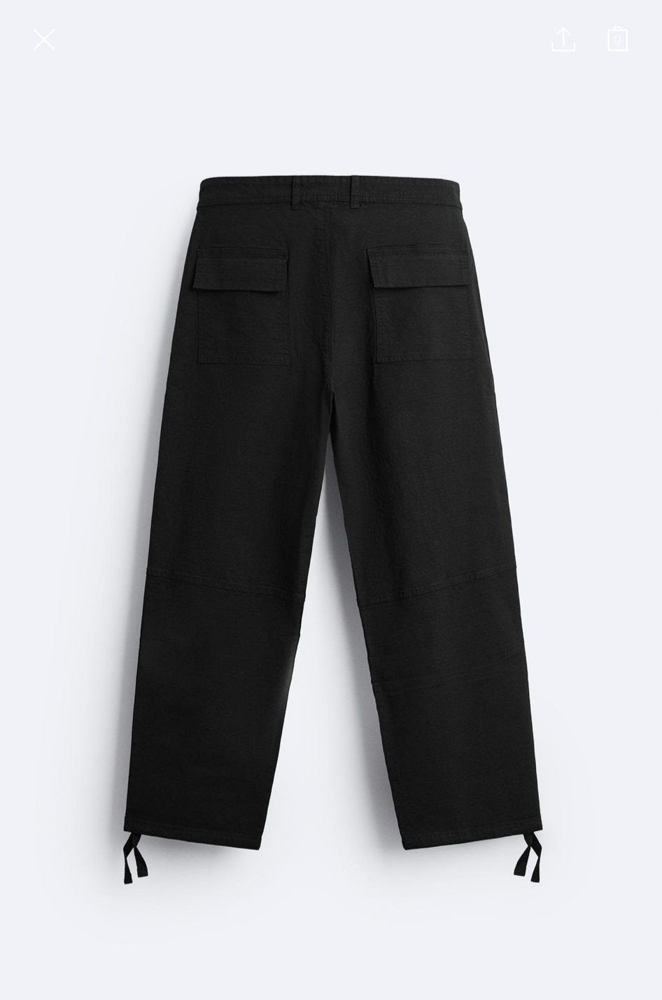 PANTALON STRAIGHT RIPSTOP ZARA