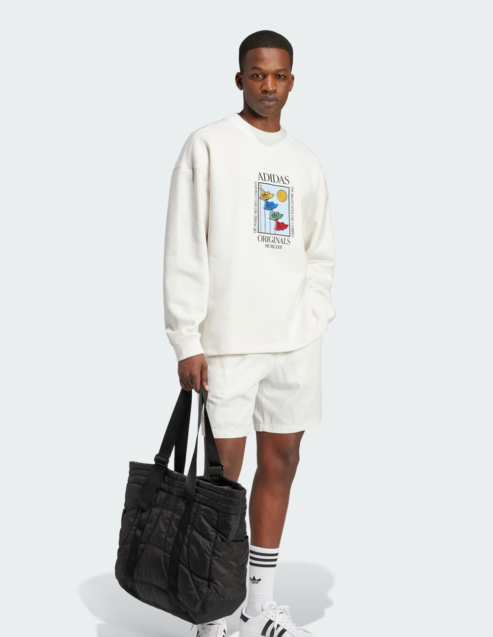 Buzo Adidas Originals Crew Blanco