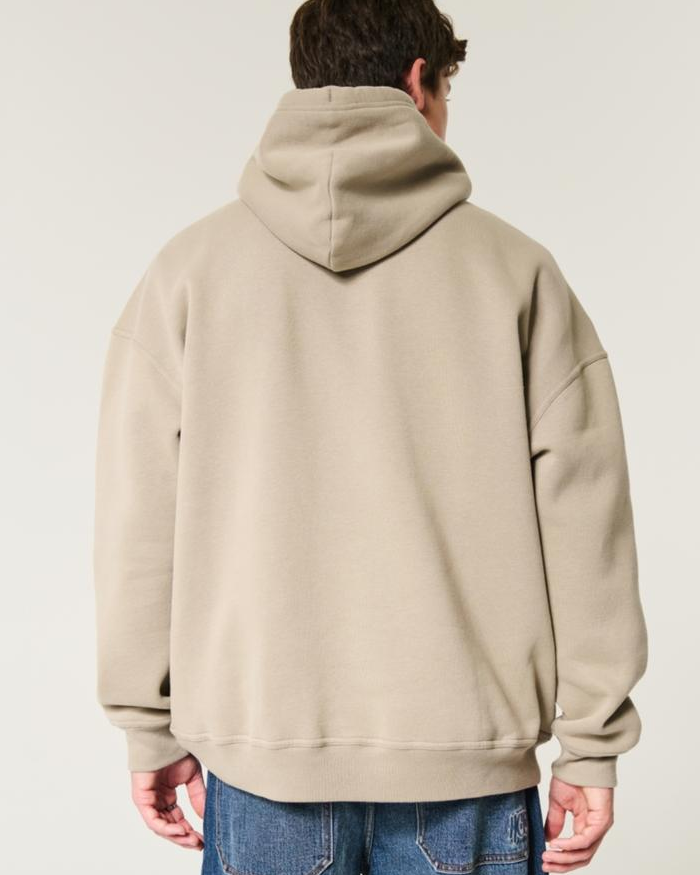Canguro Holgado Hollister Co. Beige