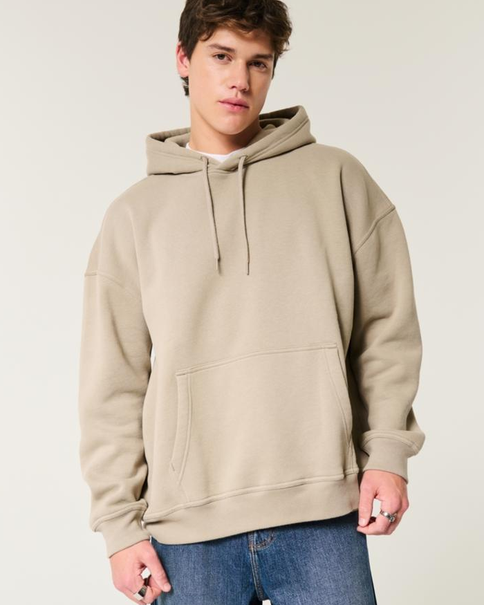 Canguro Holgado Hollister Co. Beige