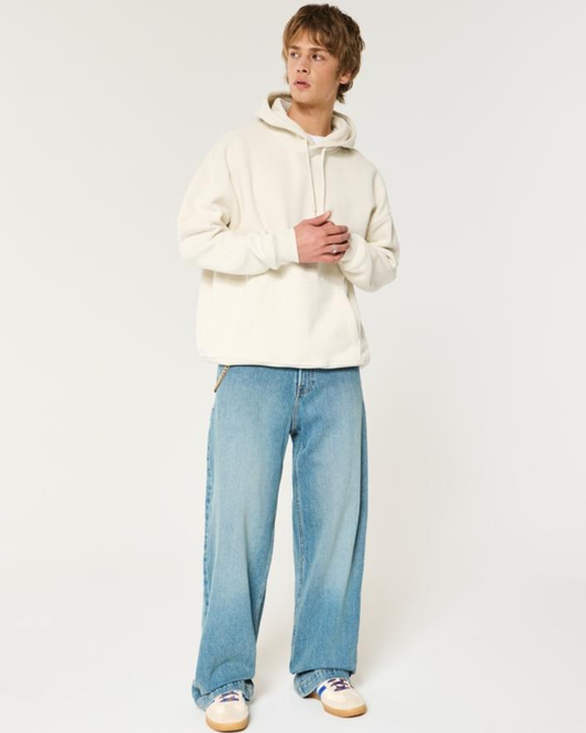 Canguro Holgado Hollister Co. Beige