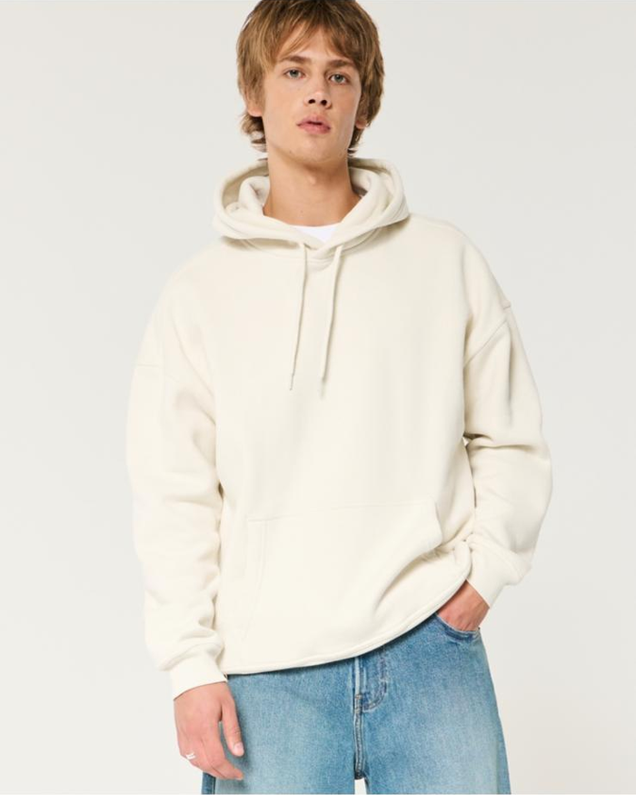 Canguro Holgado Hollister Co. Beige