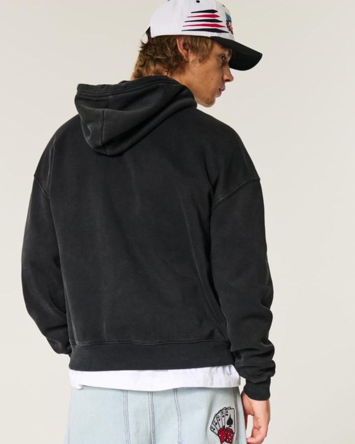 Canguro Holgado Hollister Co. Negro