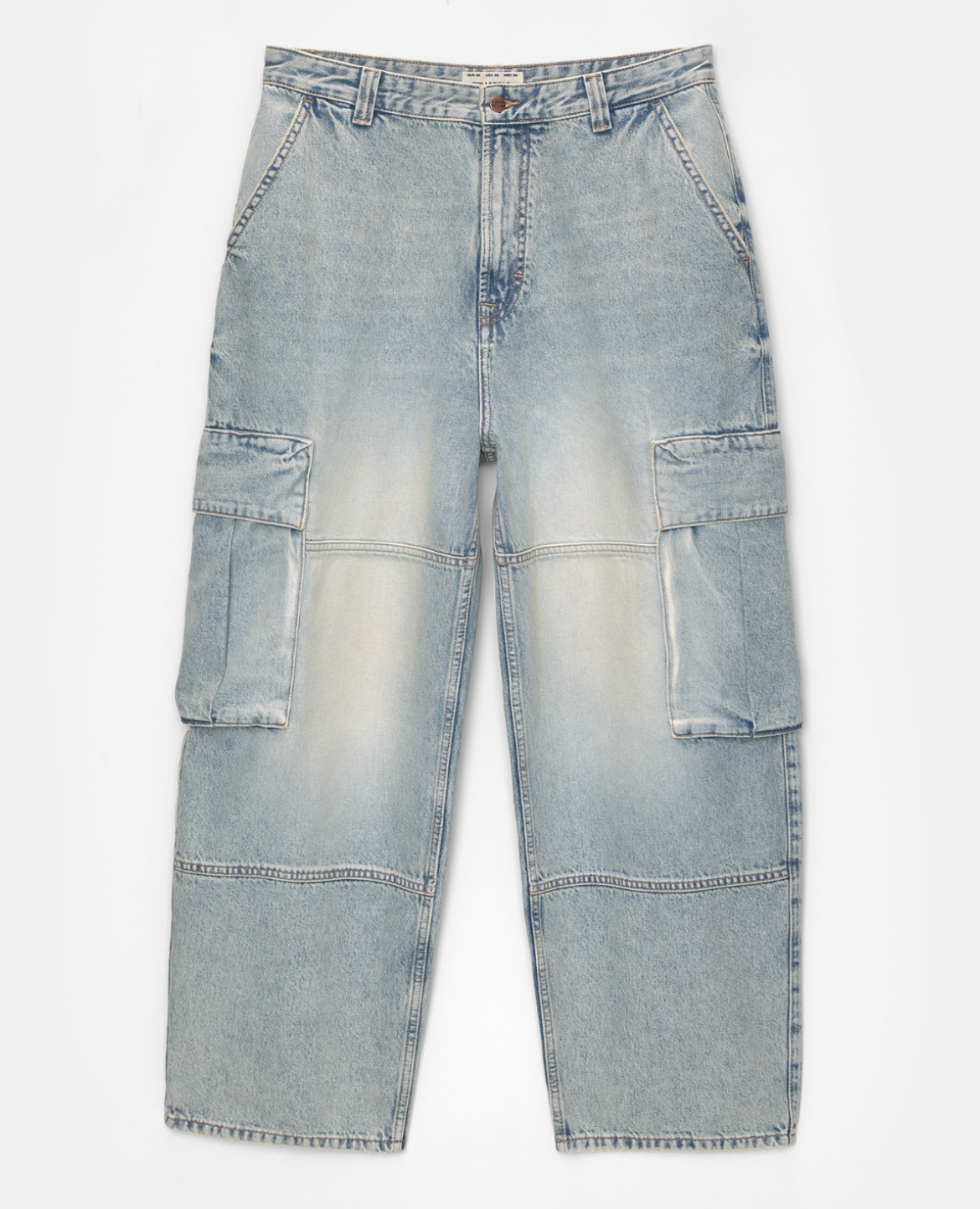 PANTALÓN DE JEANS CARGO BAGGY Pull&Bear