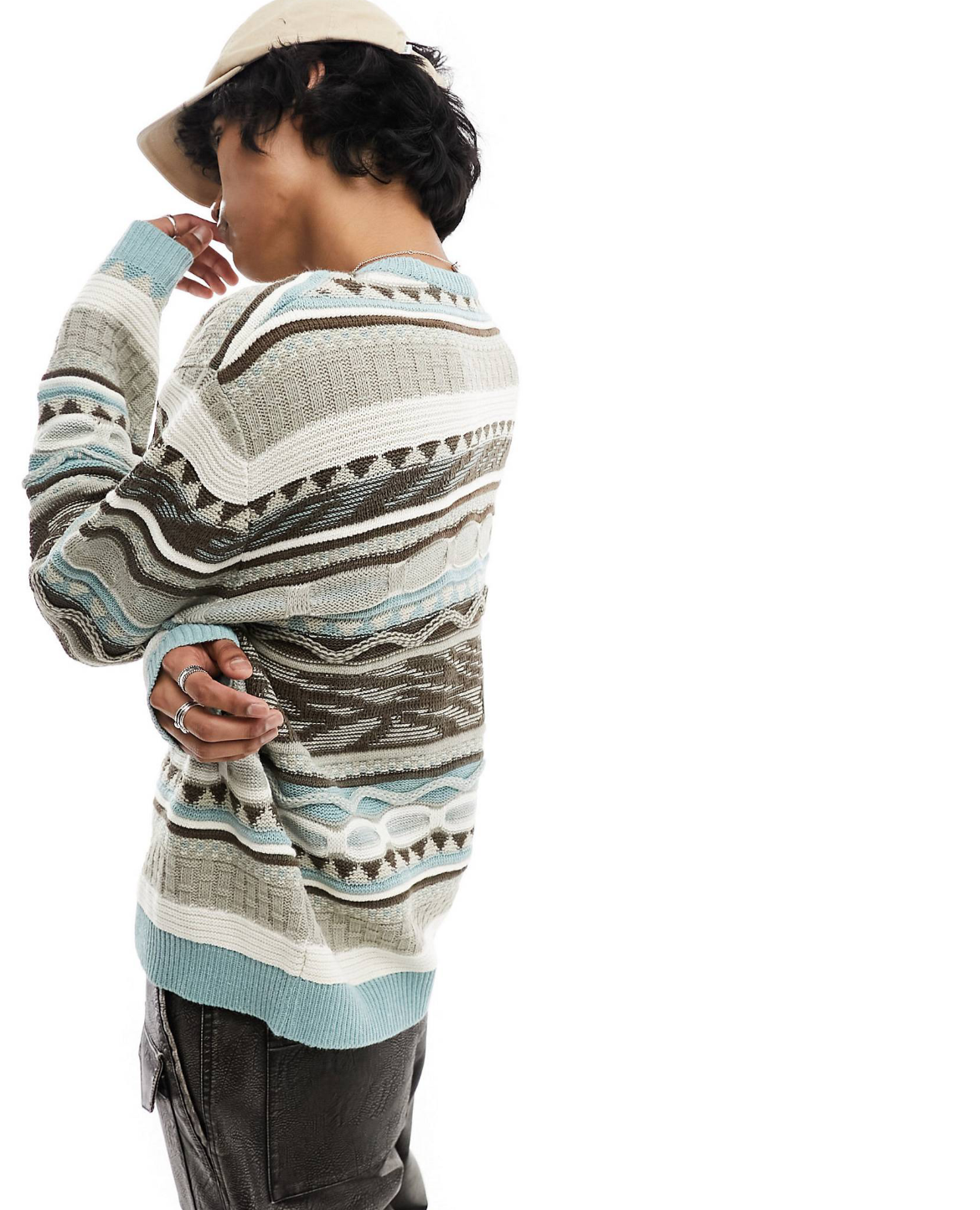 SWEATER OVERSIZE CON DISEÑO