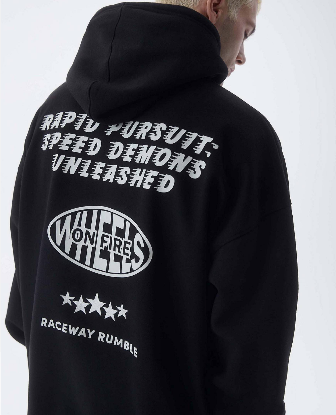 CANGURO PULL&BEAR OVERSIZE ESTAMPADO