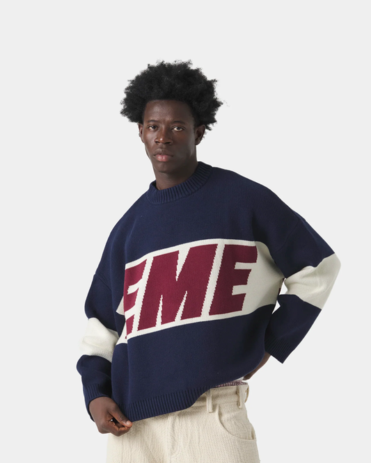 Buzo sweater Eme Studios Azul