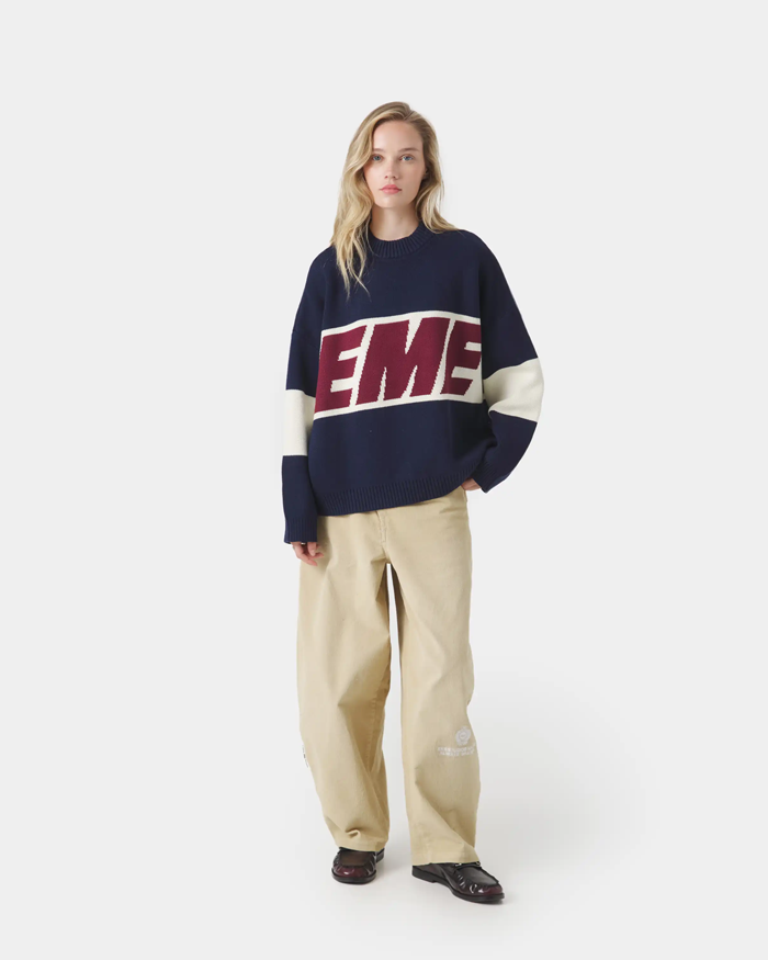 Buzo sweater Eme Studios Azul