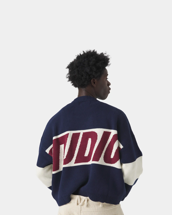 Buzo sweater Eme Studios Azul