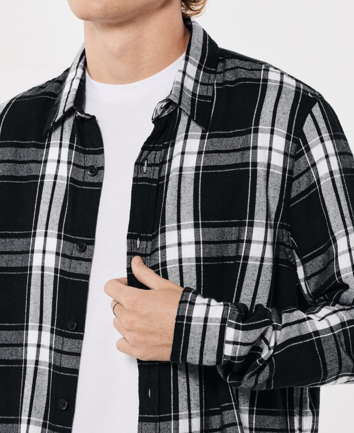 CAMISA DE FRANELA HOLLISTER CO