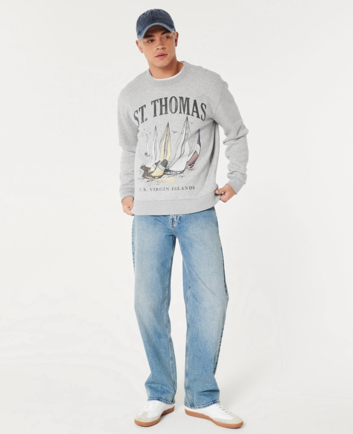 BUZO ST. THOMAS ESTAMPADO HOLLISTER CO