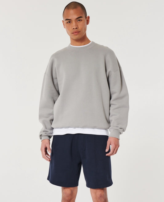 SHORT DE ALGODÓN CON LOGOTIPO BORDADO HOLLISTER CO 7’