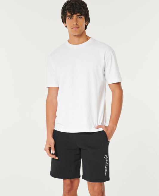 SHORT DE ALGODÓN CON LOGO HOLLISTER CO 9’