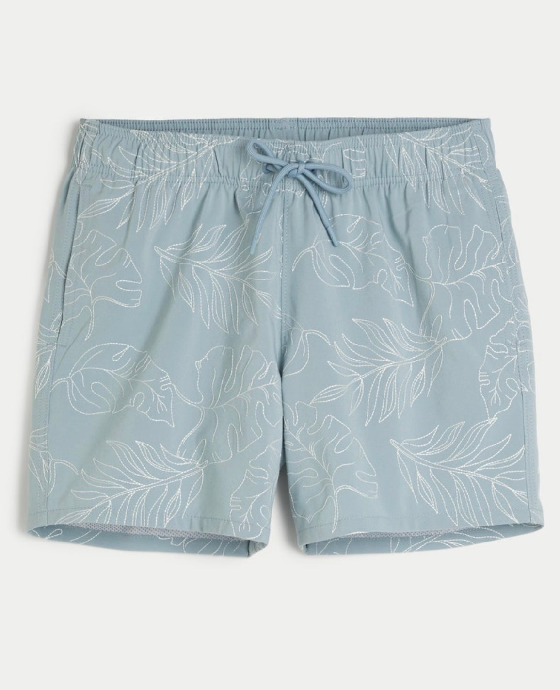 SHORT DE BAÑO COM DETALLES BORDADOS 5’