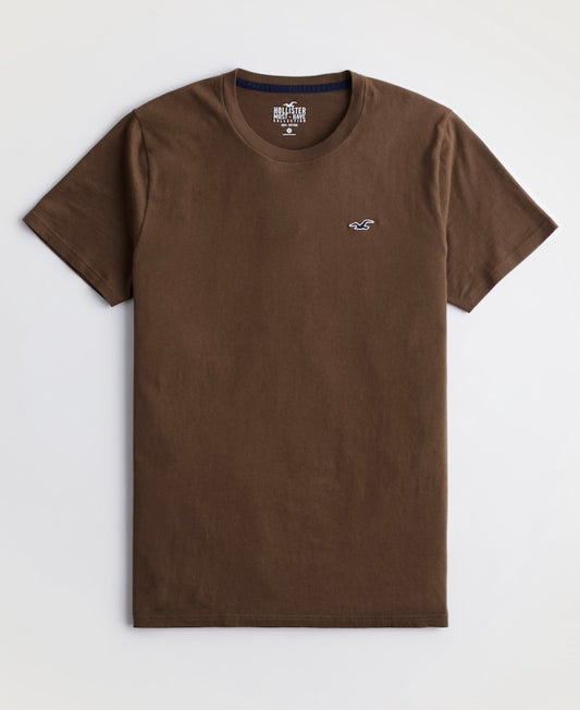 REMERA CON LOGOTIPO BORDADO HOLLISTER CO