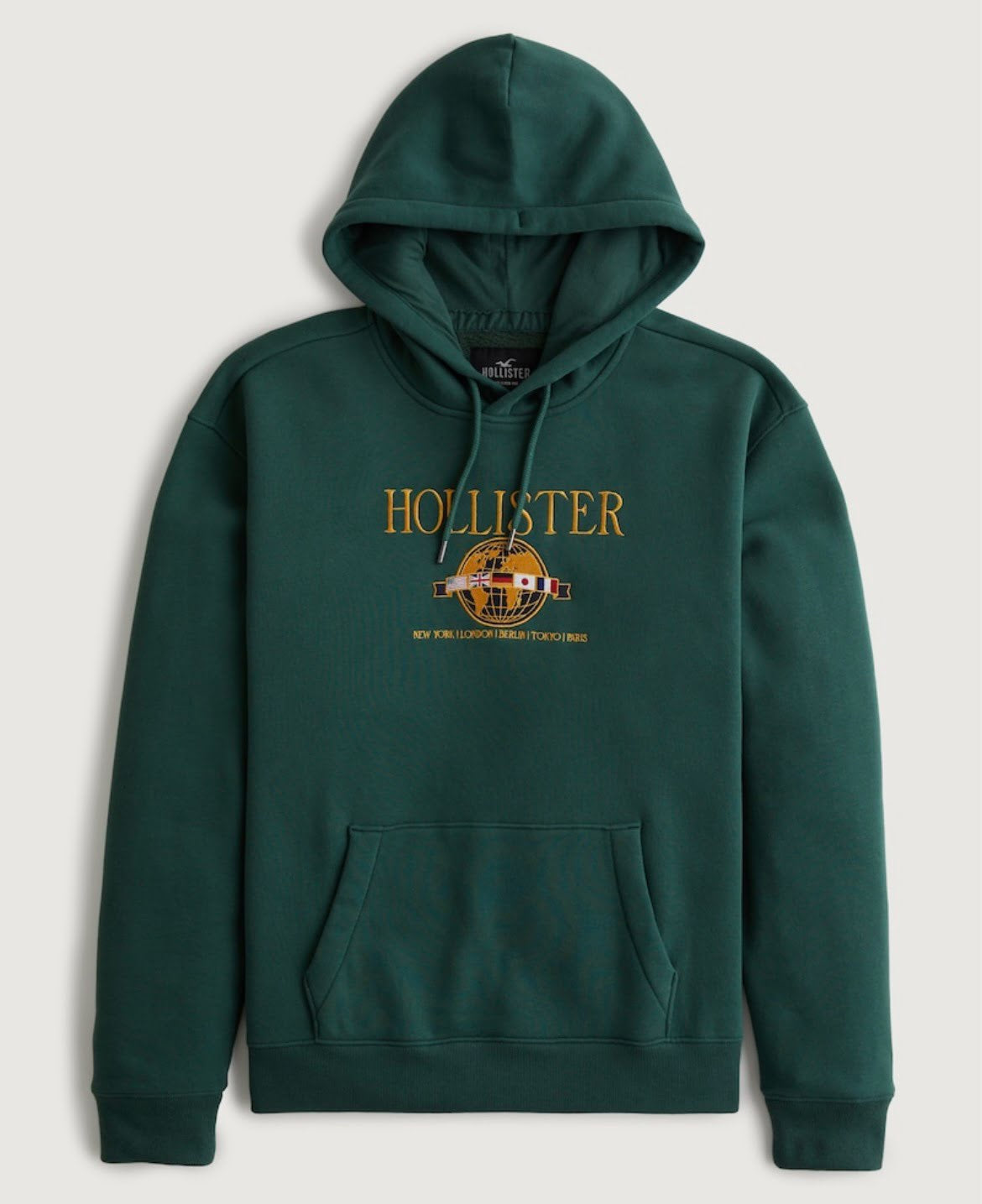 CANGURO CON LOGOTIPO BORDADO HOLLISTER CO