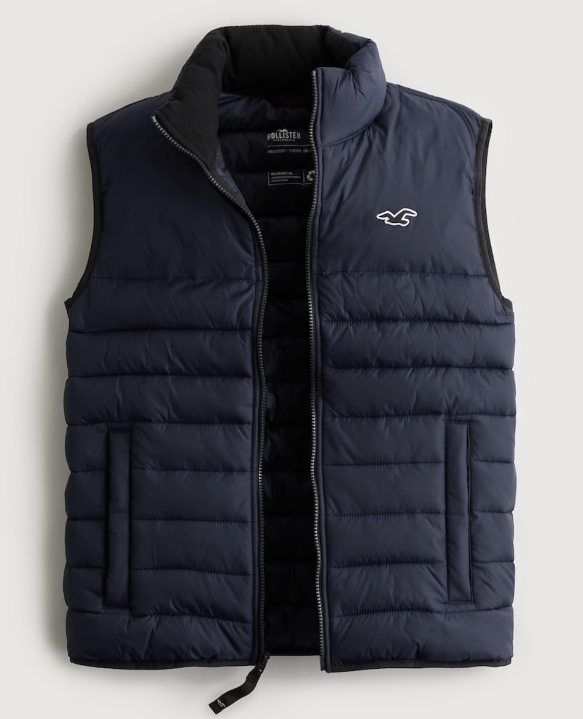 CHALECO PUFFER LIVIANO HOLLISTER CO