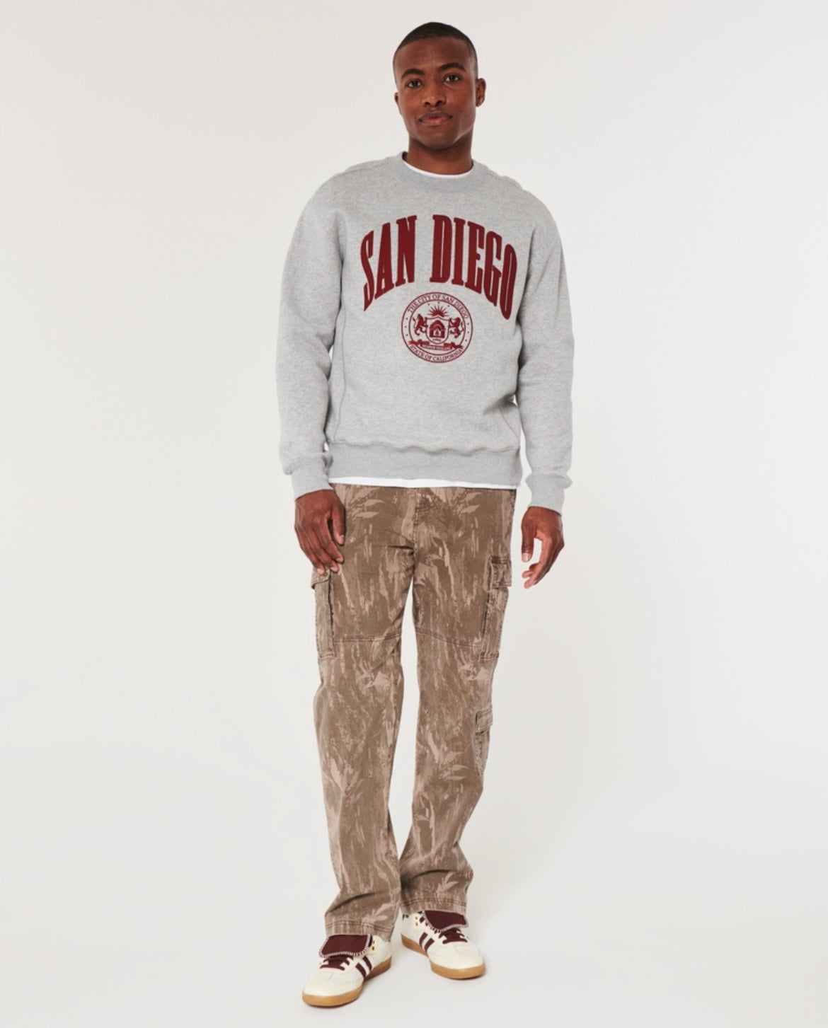 BUZO SAN DIEGO BORDADO HOLLISTER CO