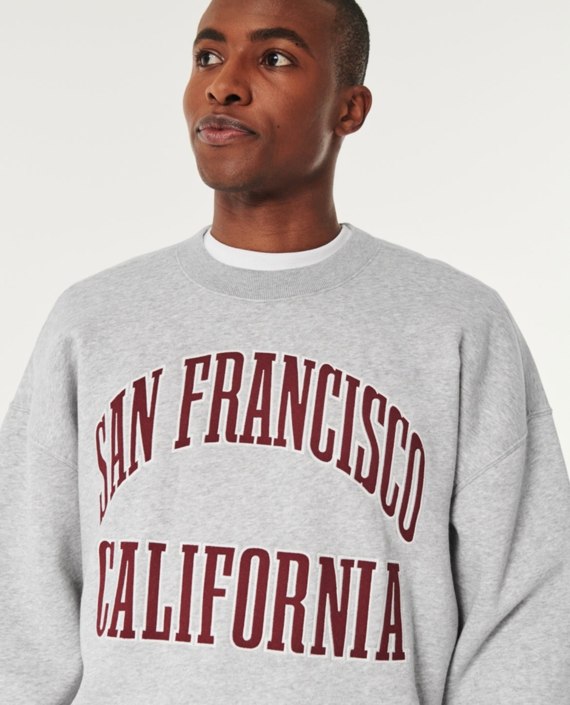BUZO SAN FRANCISCO BORDADO HOLLISTER CO