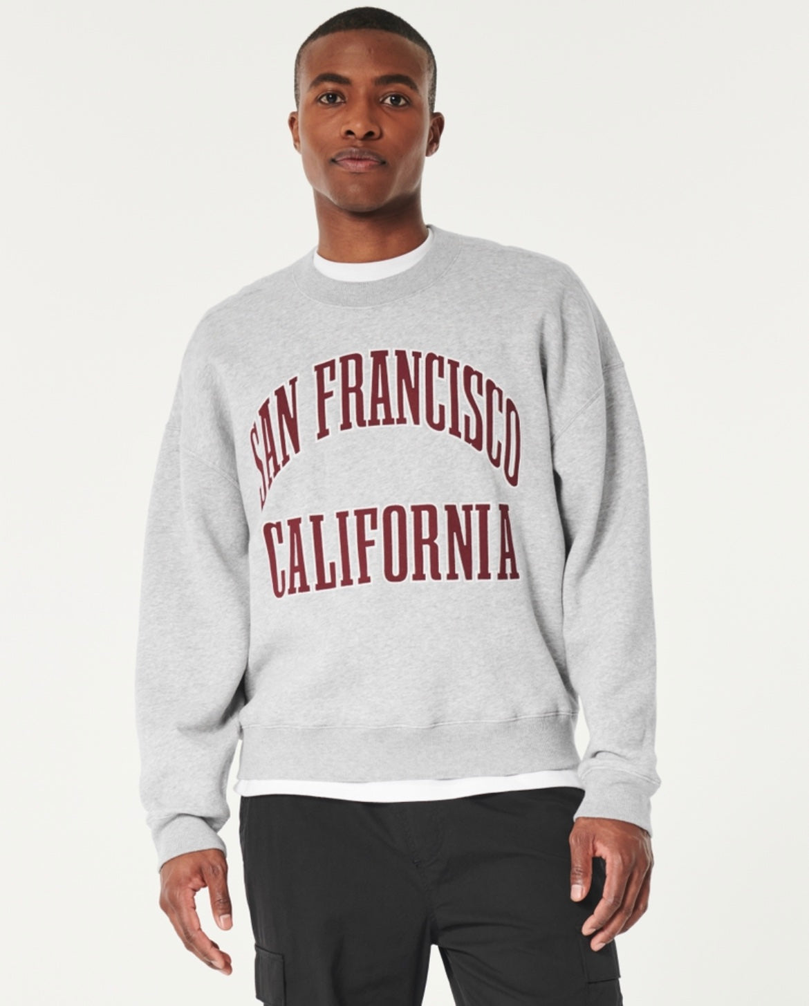 BUZO SAN FRANCISCO BORDADO HOLLISTER CO