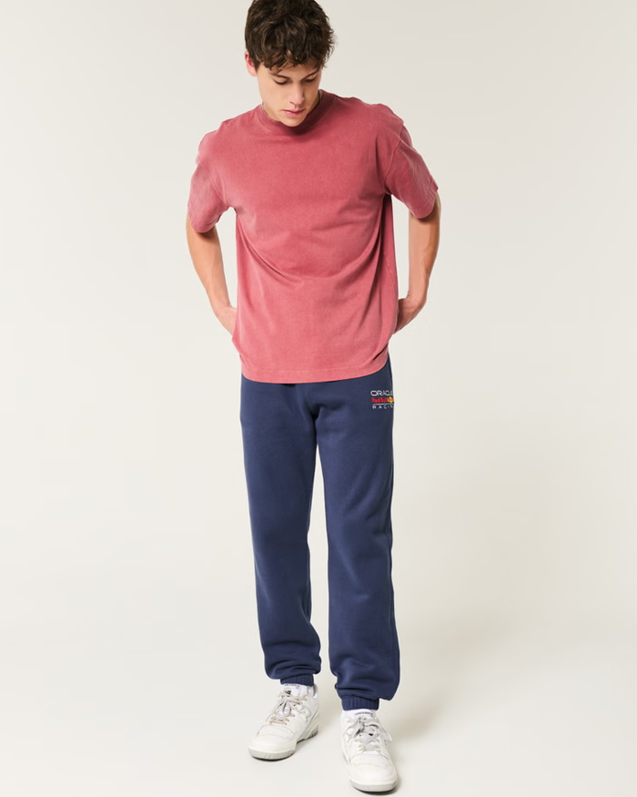 Pantalon Jogger Oracle Red Bull Hollister Co. Azul