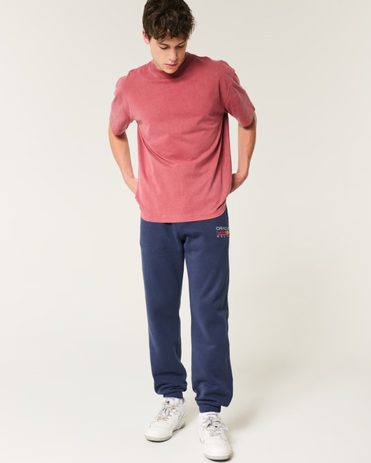 Pantalon Jogger Oracle Red Bull Hollister Co. Azul