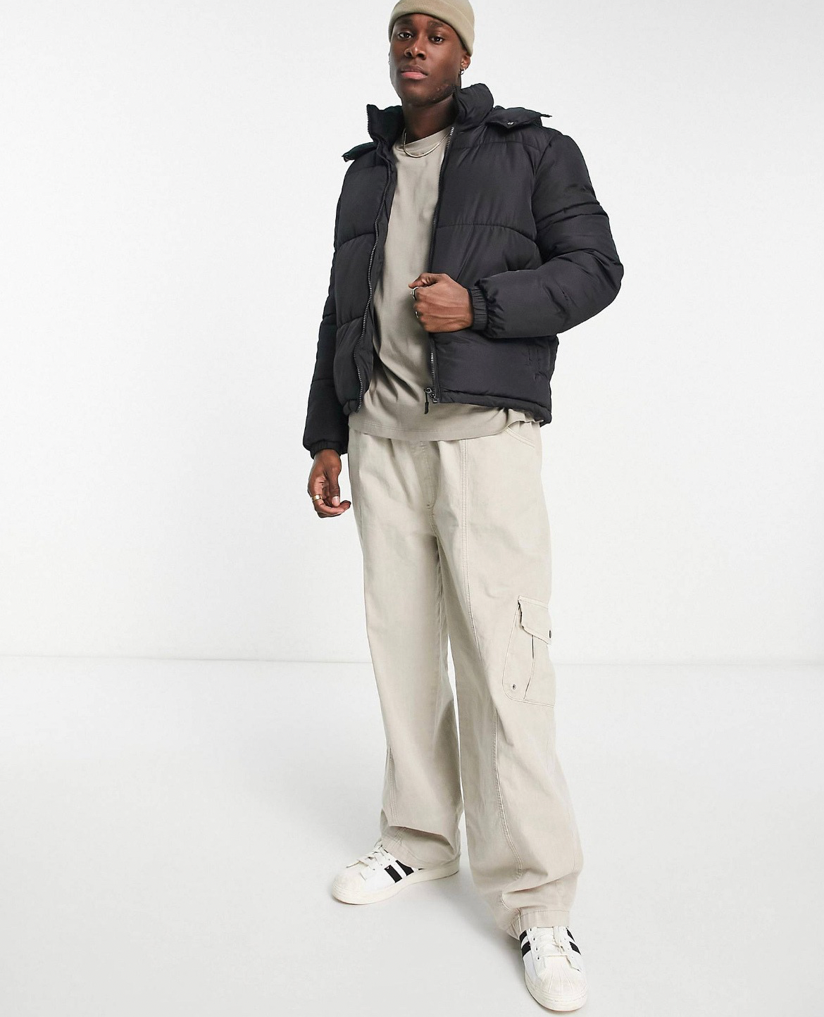 CAMPERA PUFFER BRAVE SOUL C/CAPUCHA