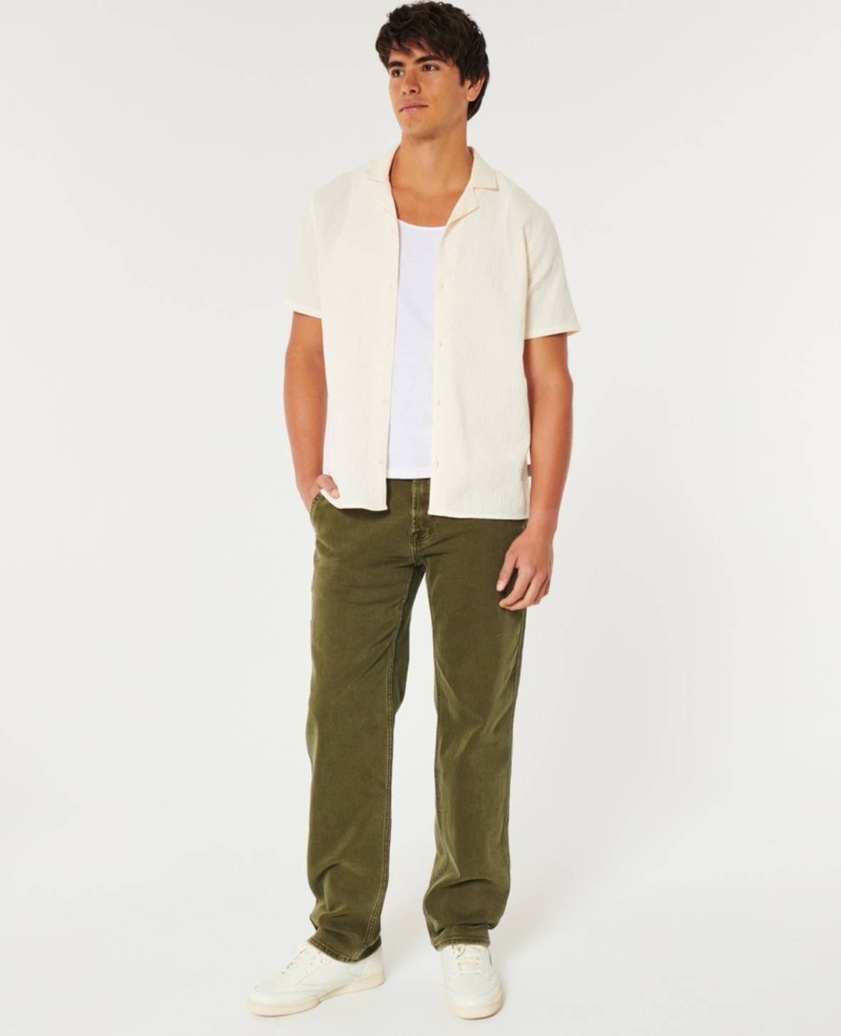 CAMISA HCO MANGA CORTA DE ALGODÓN TEXTURIDAZA