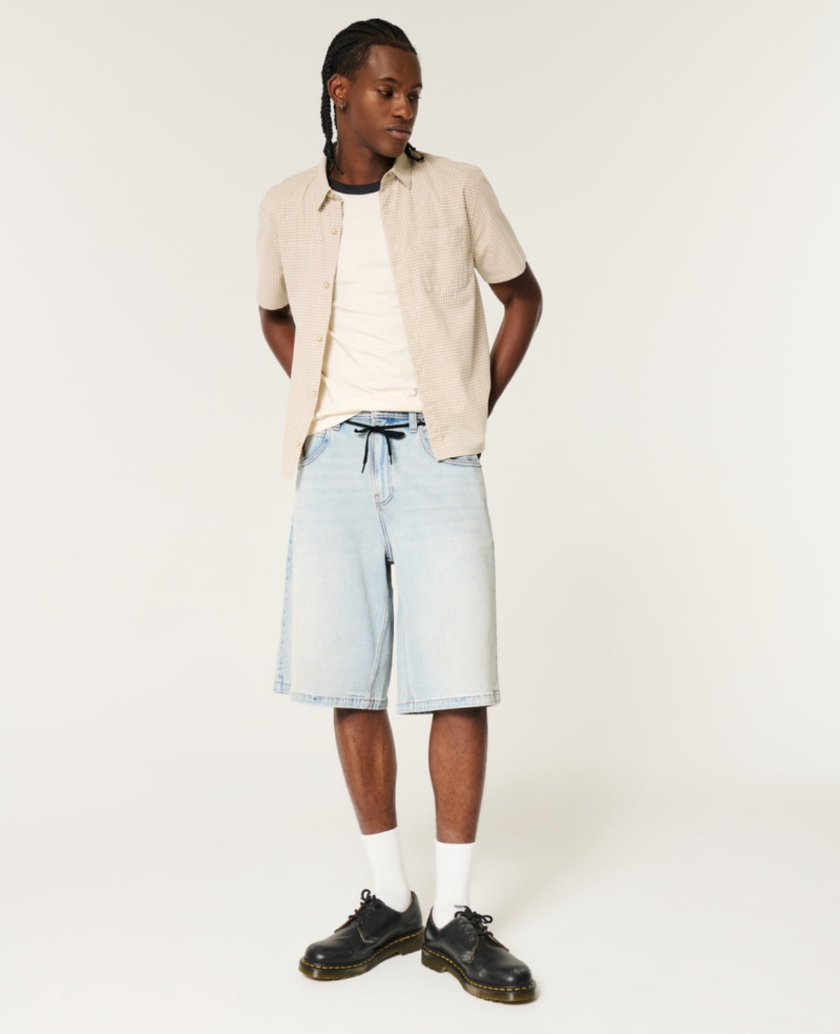 Short de jeans baggy Hollister co