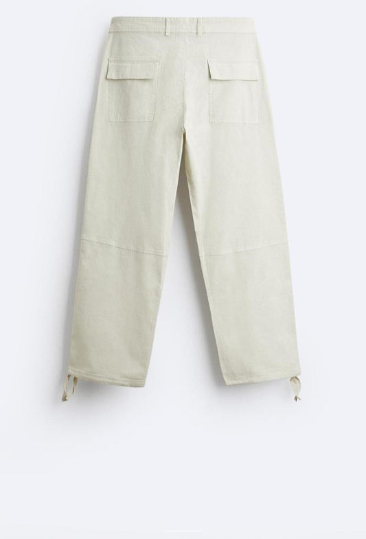 PANTALON STRAIGHT ZARA RIPSTOP