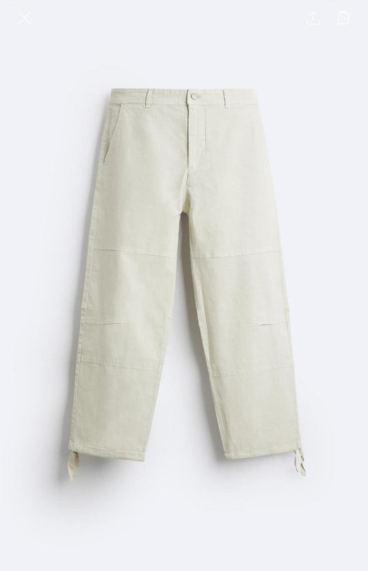 PANTALON STRAIGHT ZARA RIPSTOP