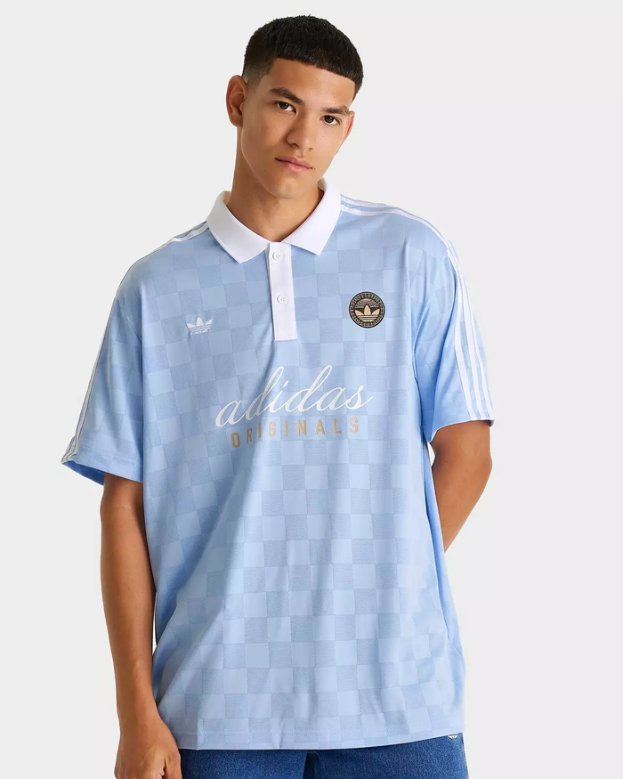 Remera Adidas Originals Football Celeste