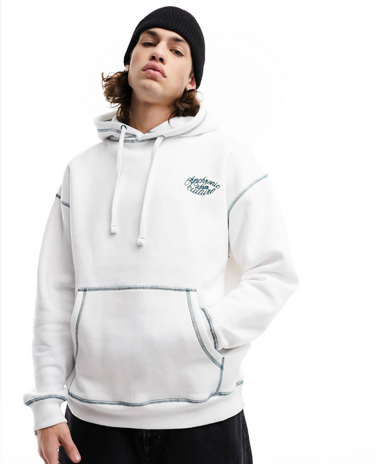 CANGURO OVERSIZE BORDADO PULL AND BEAR