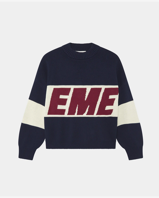 Buzo sweater Eme Studios Azul