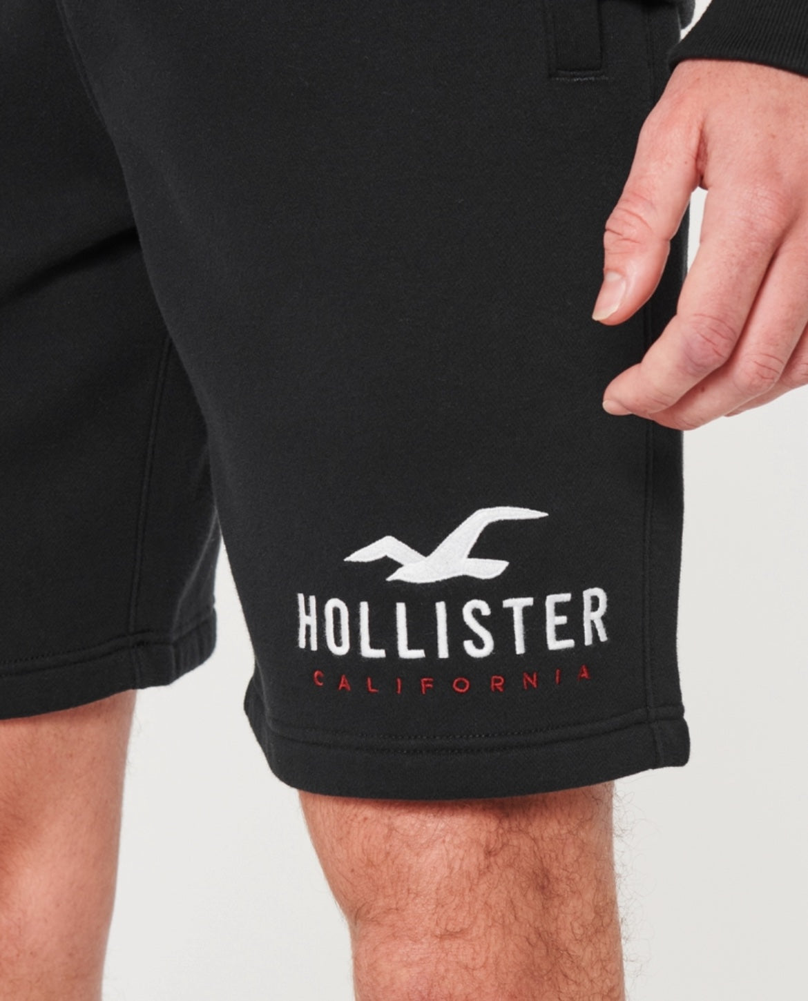 SHORT CON LOGO BORDADO HOLLISTER CO 9’