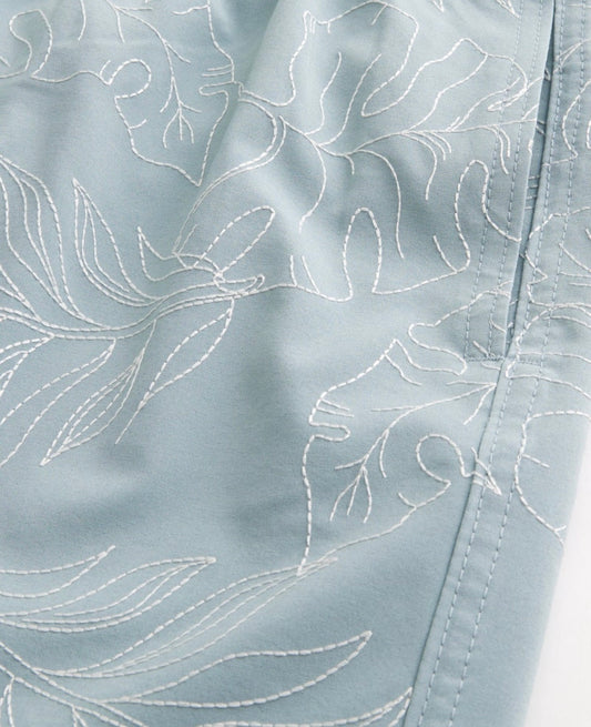 SHORT DE BAÑO COM DETALLES BORDADOS 5’
