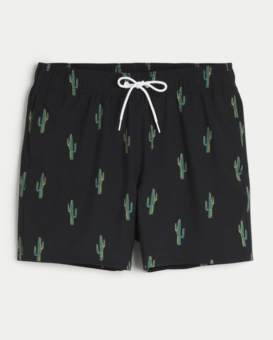 SHORT DE BAÑO ESTAMPADO 5’ HOLLISTER CO