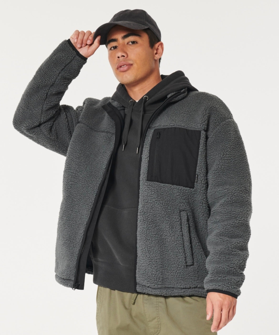 CAMPERA DE SHERPA HOLLISTER CO