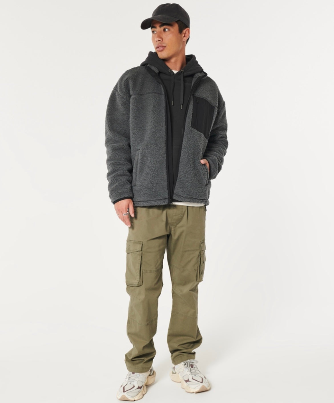CAMPERA DE SHERPA HOLLISTER CO