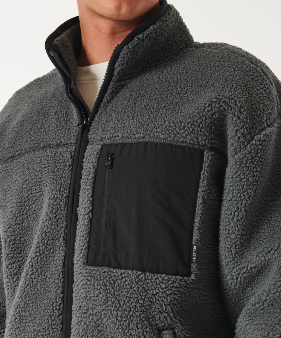 CAMPERA DE SHERPA HOLLISTER CO