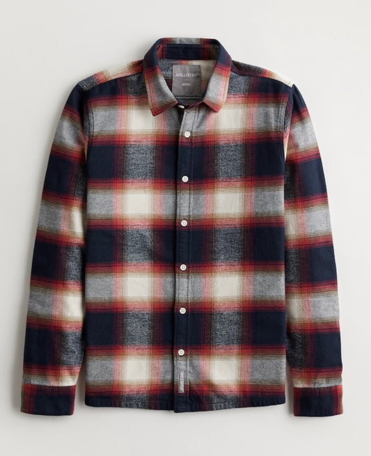 CAMISA DE FRANELA HOLLISTER CO