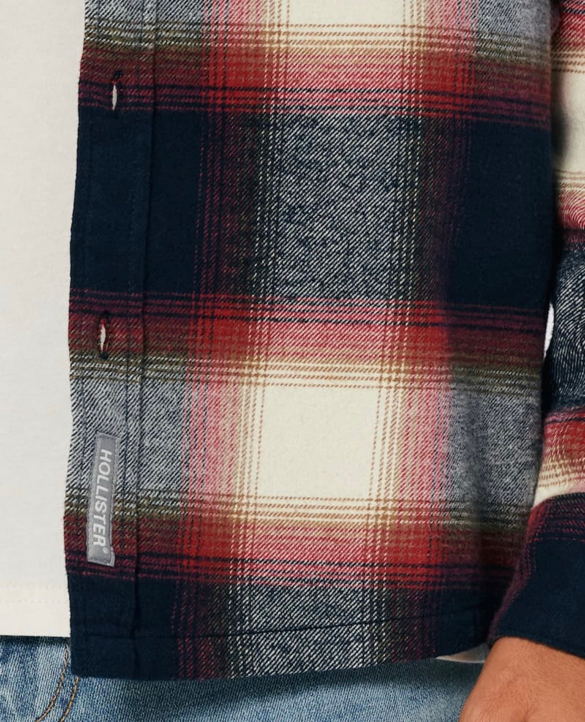 CAMISA DE FRANELA HOLLISTER CO