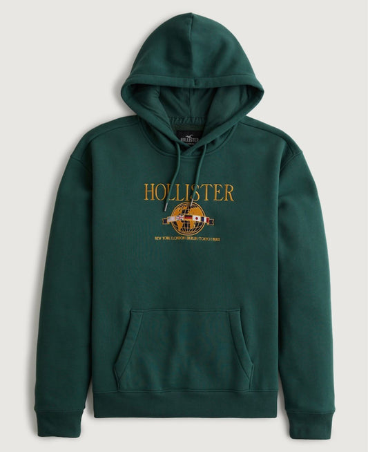 CANGURO CON LOGOTIPO BORDADO HOLLISTER CO