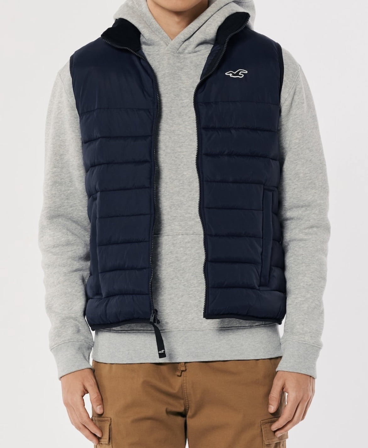 CHALECO PUFFER LIVIANO HOLLISTER CO