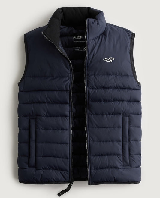 CHALECO PUFFER LIVIANO HOLLISTER CO